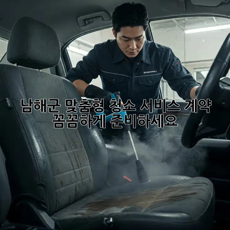 남해군 맞춤형 청소 서비스 계약, 꼼꼼하게 준비하세요!
