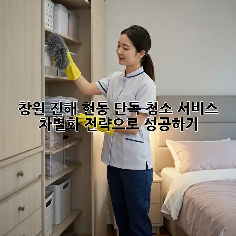 창원 진해 현동 단독 청소 서비스, 차별화 전략으로 성공하기