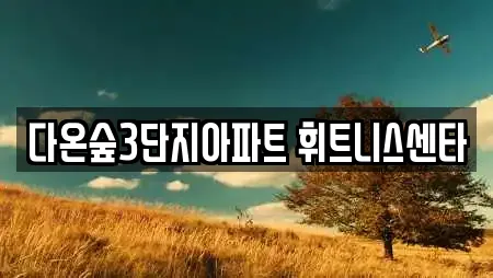 다온숲3단지아파트 휘트니스센타