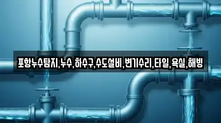 포항누수탐지,누수,하수구,수도설비,변기수리,타일,욕실,해빙