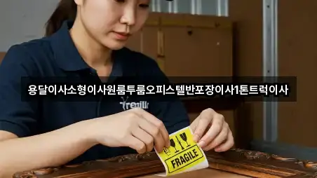 용달이사소형이사원룸투룸오피스텔반포장이사1톤트럭이사