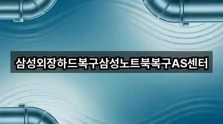 삼성외장하드복구삼성노트북복구AS센터