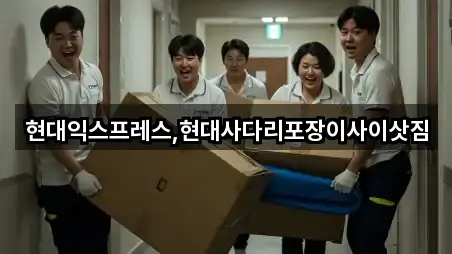 현대익스프레스,현대사다리포장이사이삿짐