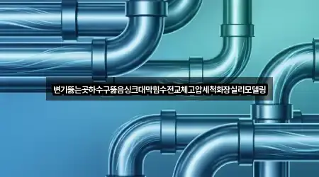 변기뚫는곳하수구뚫음싱크대막힘수전교체고압세척화장실리모델링