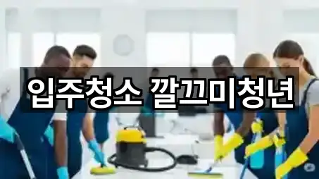 입주청소 깔끄미청년