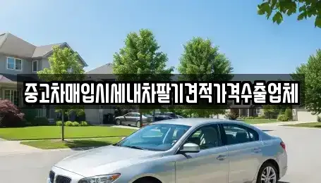 경기 남양주시 별내동 중고차매입 전문 중고차매입시세내차팔기견적가격수출업체