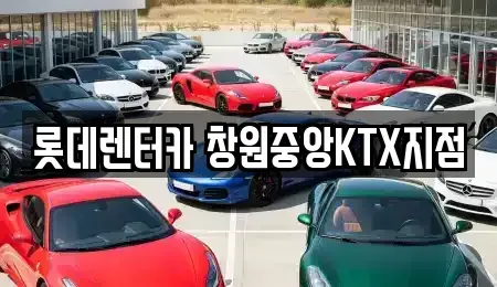경남 창원시 성산구 사파동 장기렌트카 전문 롯데렌터카 창원중앙KTX지점