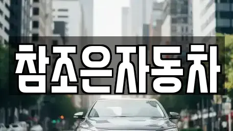 경상북도 상주시 복룡동 중고차매매 전문 참조은자동차