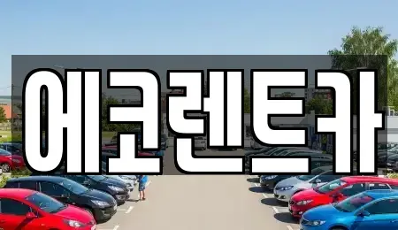 광주광역시 광산구 안청동 렌트카 전문 에코렌트카