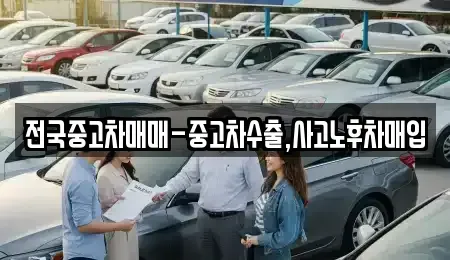 광주광역시 광산구 안청동 중고차매입 전문 전국중고차매매-중고차수출,사고노후차매입