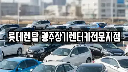 광주광역시 북구 임동 장기렌트카 전문 롯데렌탈 광주장기렌터카전문지점