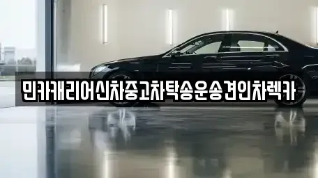 인천 중구 송학동2가 중고차 전문 민카캐리어신차중고차탁송운송견인차렉카