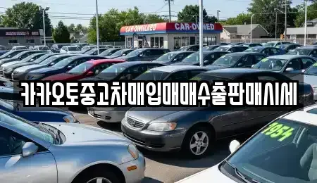 인천 중구 송학동2가 중고차매입 전문 카카오토중고차매입매매수출판매시세