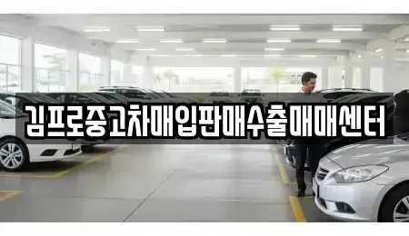 전북특별자치도 김제시 흥사동 중고차매입 전문 김프로중고차매입판매수출매매센터