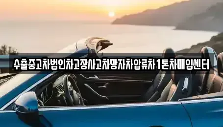 충북 청주시 흥덕구 강내면 중고차매입 전문 수출중고차법인차고장사고차망자차압류차1톤차매입센터